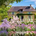 Staudenbeet Zeichnung 'Sommerliebe in Pastell' - In der dargestellten Zeichnung werden alle Pflanzen bl�hend gezeigt, was nat�rlich nicht realistisch ist. Tats�chlich ist die Pflanzenliste so gew�hlt, dass �ber einen langen Zeitraum immer etwas bl�ht.