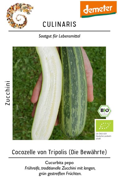 Zucchini Cocozelle von Tripolis BIO