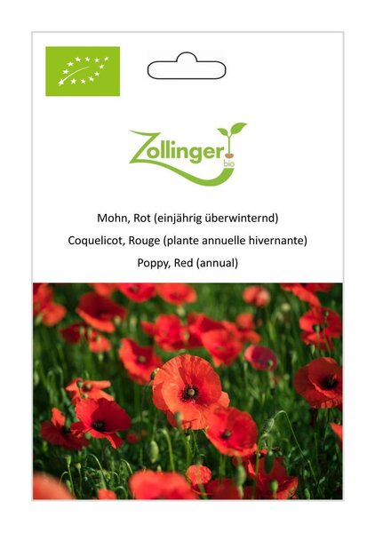 Mohn, Rot