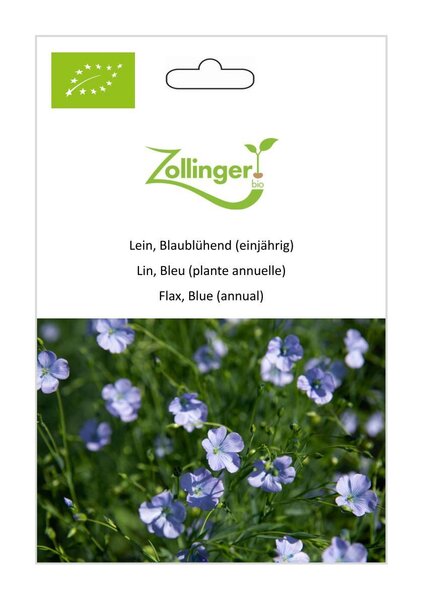 Gemeiner Lein (Flachs), Blaubl�hend (einj�hrig)