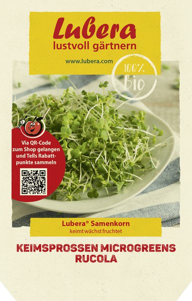 Keimsprossen Microgreens Rucola 15g