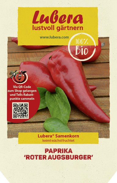 Paprika 'Roter Augsburger' Samen