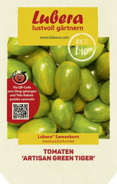 Tomaten 'Artisan Green Tiger'