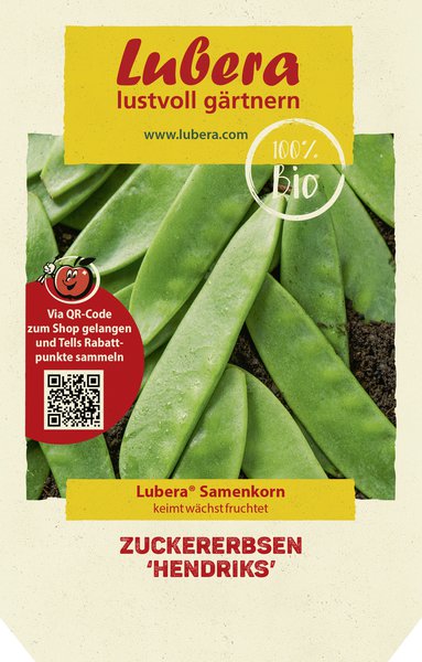 Zuckererbsen 'Hendriks'