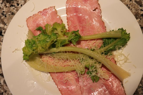 plat avec du chou marin Lubera